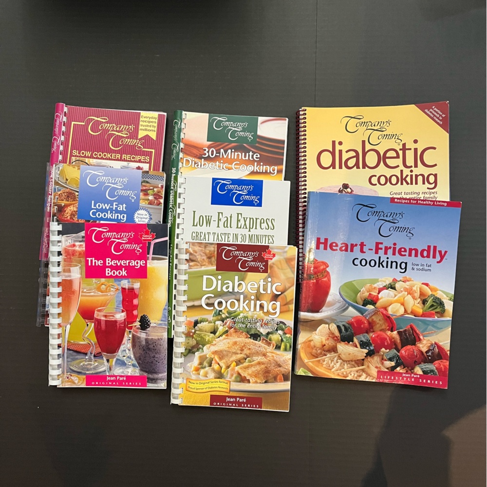 8 Different Company’s Coming Cookbooks /
Jean Paré
$12 ea or 3 for $20 - Picture 1 of 12